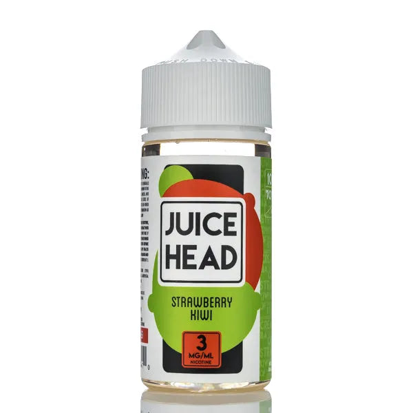 Juice Head E-Liquid - Strawberry Kiwi - 100ml - Black Coral